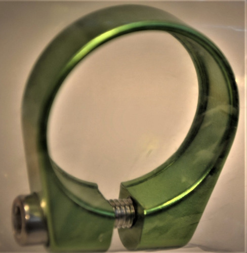 Abraçadeira De Selim Cly De Alum.34.9mm Verde