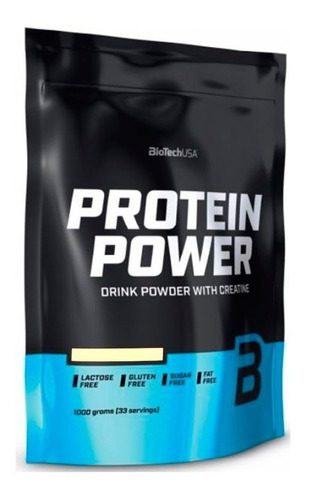 Protein Power Con Creatina - Biotechusa - 1 Kilo - Vainilla