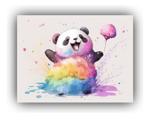 Arte De Pared Imagenes Pandas Personalizadas 60x40cm
