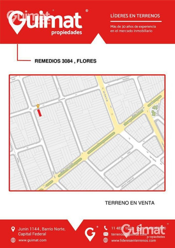 Imagen 9 de 10 de Terreno - Flores - Lideres En Terrenos - Guimat Propiedades