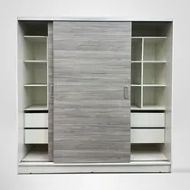 Comprar Placard Puertas Corredizas Blanco Puertas Jacarandá 180x180