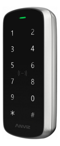 Control De Acceso Personal Rfid Exterior Antivandalico Negro