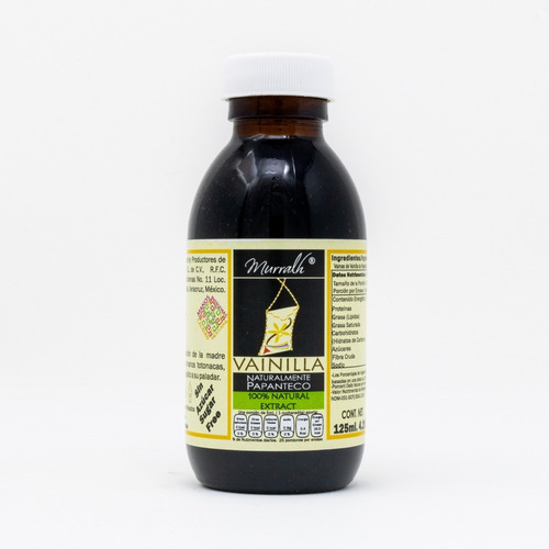 Extracto De Vainilla Natural De Papantla 125 Ml Murralh