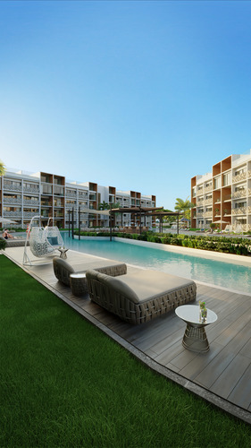 Venta De Apartamentos De 1 Habitación Más Estudio En El Exclusivo Complejo De White Sands En Bávaro, Punta Cana