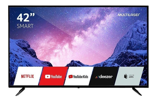 Smart TV Multilaser TL041 LED Full HD 42" 100V/220V