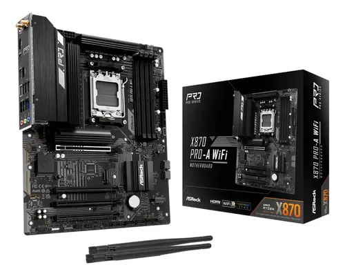 Placa-Mãe ASRock X870 Pro-A WiFi 7 para AMD AM5 DDR5 | MercadoLivre