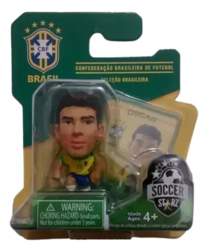 B4916 Mini Jogadores Seleção Brasil 2014 Soccer Starz Oscar