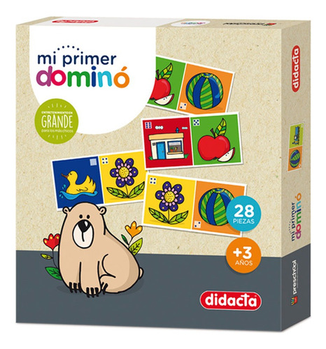 Mi Primer Domino - Juego De Mesa Didacta - Vamos A Jugar