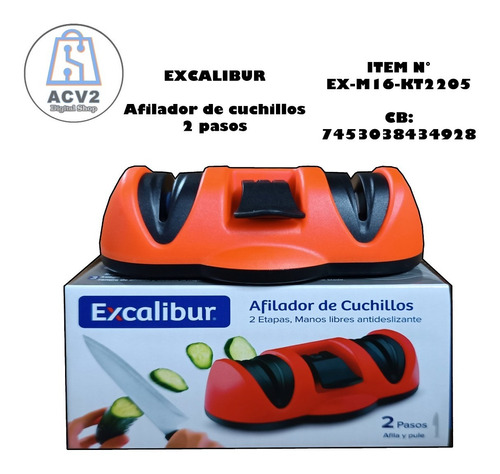 Afilador De Cuchillos Amolador 2 Pasos