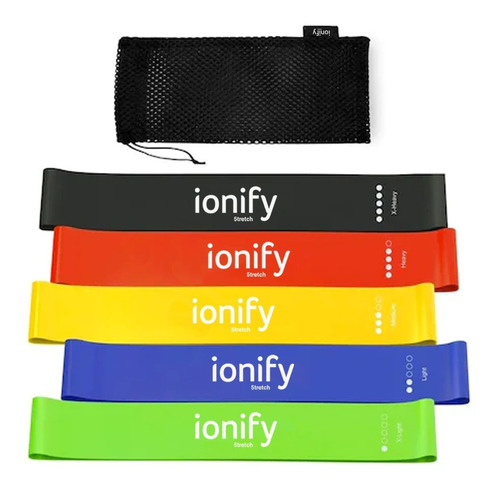 Set Kit Bandas Fitness Isometricas Ionify 5trech