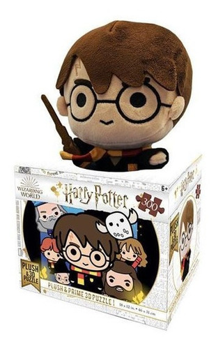Qc 3d Harry Potter Toy Ed. Especial C/ Pelucia 300pcs