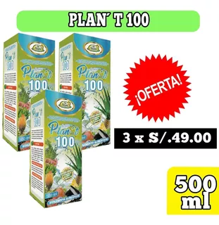 100 Plantas Mas Natural 500ml 3x49 Soles