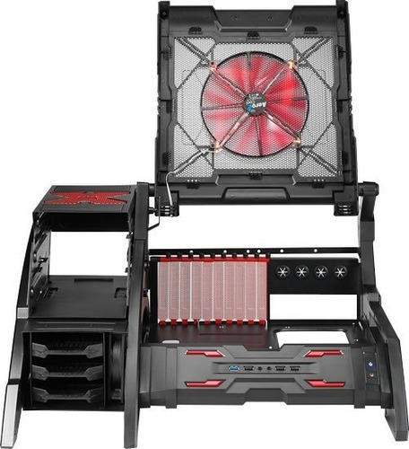 Gabinete Aerocool En56830 Strike-x Air U3h Sem Fonte Cor Preto