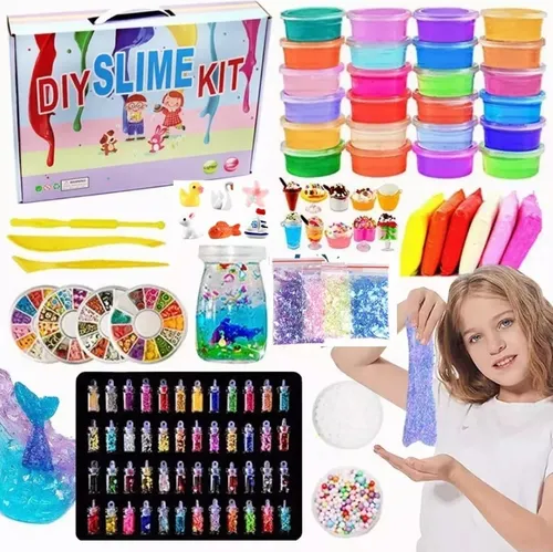 Slime Kit Fabricación Para Niñas, Niños, Regalos, Juguetes