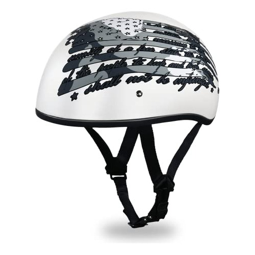 Casco Medio Casco Daytona Helmets Aprobado Dot Diseño Blanco