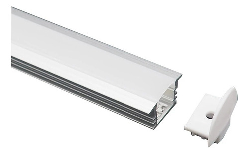 Perfil Para Cinta Led 12v Embutir Empotrar 1 Metro I Nido