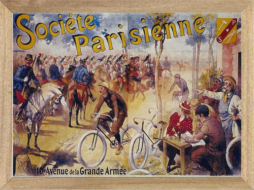 Bicicletas Sociéte Paresienne , Cuadro, Poster, Public  M291