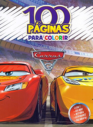 Libro 100 Paginas Para Colorir - Carros