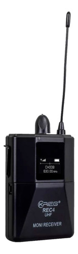 Sistema Krieg Tr-40 + Rec-4 De Monitoreo Personal