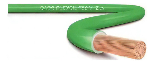 Cabo Flexivel 001.50mm 750v Verde 10 Mts Sil