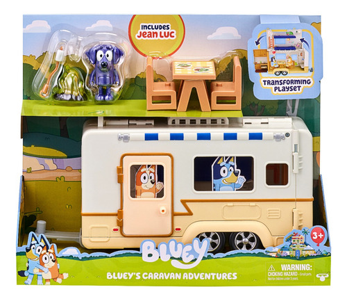 Bluey Campervan Playset Set De Juego Para Niños Preescolar