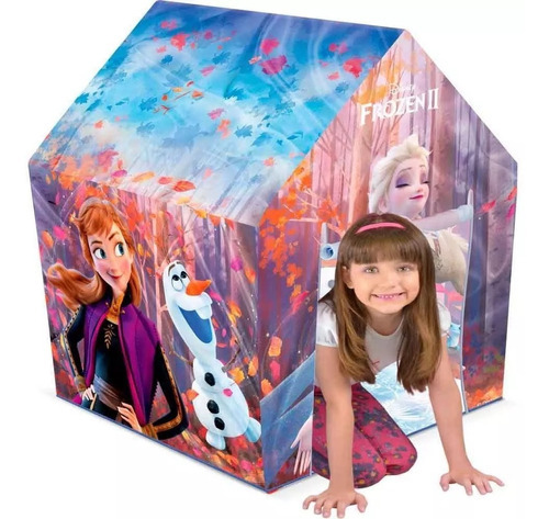 Barraca Toca Casinha Infantil Castelo Mágico Frozen 2 Líder