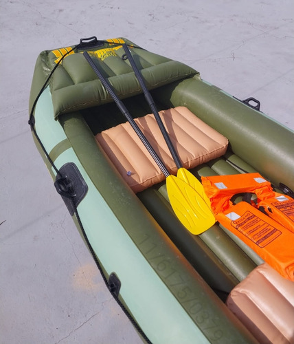Bote Gomon Inflable 2 Remos 3 Personas 4 Chalecos Homologad (Usado)