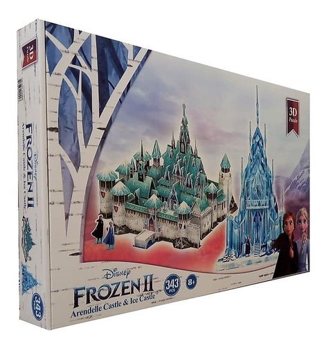 4D Cityscape Frozen II Castillo De Arendelle Y De Hielo 3D