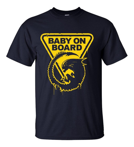 Playera Baby On Board Aliens Saga Movie Films Geek Art M1462