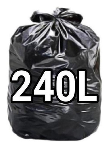 Sacos De Lixo 240 Litros Super Reforçado 100 Unid