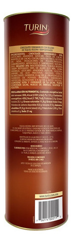 Chocolates Turin Tequila 1800 Tubo