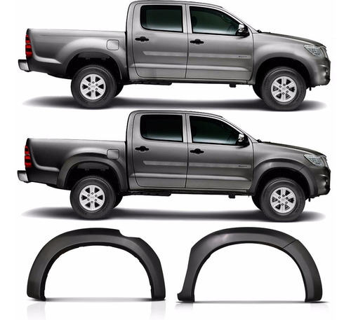 Kit Acabamento Paralama Hilux Pick Up 12 13 14 15 6 Peças