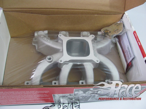 Edelbrock Ls Ls1 Multiple De Admision Para Carburador Vic Jr