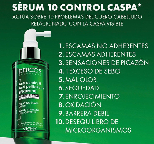 Dercos Serum 10 Anticaspa 60 Ml