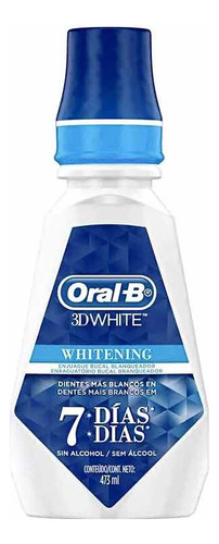 Enjuague Bucal Oral-b 3d White 473 Ml Importado