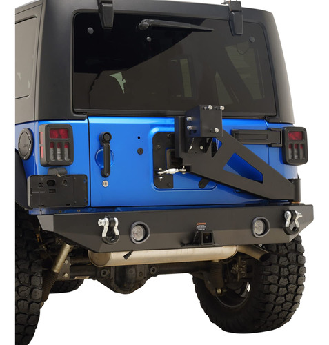 Para Parachoque Trasero Jk Portaneumatico 07-18 Wrangler