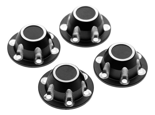 Rc Anti-loose Wheel Rim Lock Tuercas Para Scx6 Jlu 1:6 Negro
