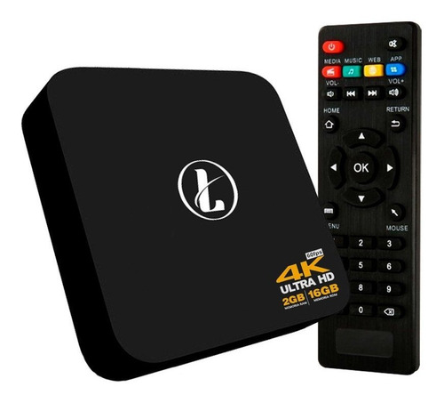 Smart Tv Box 4k Ultrahd Quad Core 16gb 2gb Android Loi
