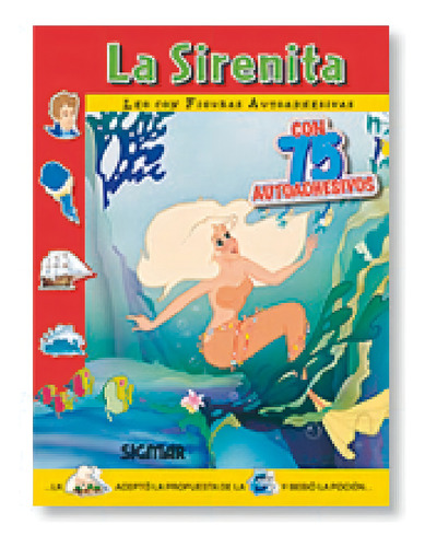 La Sirenita - Leo Con Figuras Autoadhesivas (imprenta Mayusc