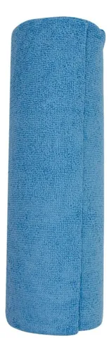 Paño Toalla De Limpieza Microfibra 30x30 Cm Rollo Azul