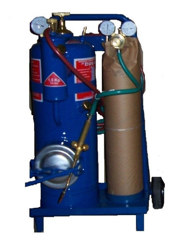 Soldadora Autogena Oxigeno 1 Mt3 + Gasogeno 1,5 Kg (carburo)