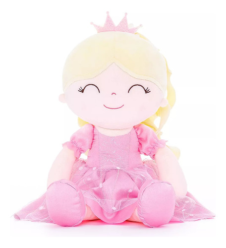 Boneca Gloveleya Princesa Aurora 40 Cm + Sacola By Metoo