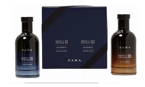 Zara Night 100ml Pour Homme 2 + Zara Night Pour Homme 3 