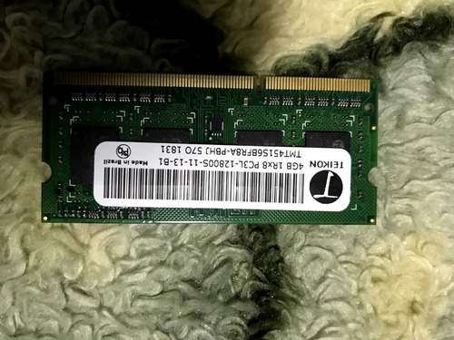 Imagem 2 de 3 de Duas Memórias Ram (4gb) - Ddr3 (notebook) Tmt451s6bfr8a-pbhj