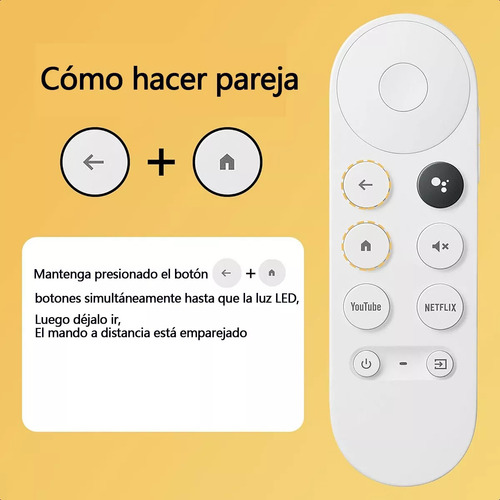 Control remoto para Google TV Chromecast HD 4K Streaming Stick,Voz,G9N9N, GA01409-US GA01919-US, GA01920-US, GA01923-US, GA02463-US, GA02464-US, GA03131-US