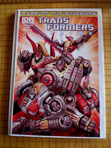 Imagen 2 de 5 de Dinobots Transformers Español Pasta Dura Comic Libro