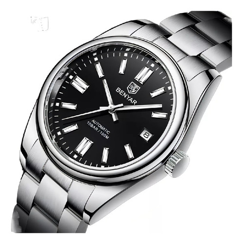 Reloj Automático Benyar Para Hombre Simple Y Elegante