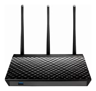 Router, Sistema Wi-Fi mesh Asus RT-AC1750 B1 negro 110V/240V