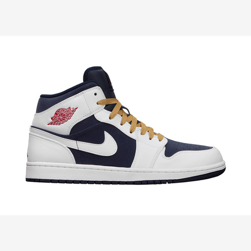 Zapatillas Jordan 1 Phat Mid White Peat Urbano 364770-145   