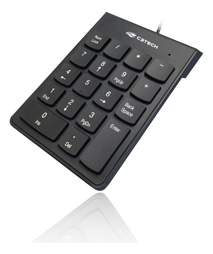 Teclado Numérico Usb Kn-10 C3 Tech Cor de teclado Preto Idioma Português